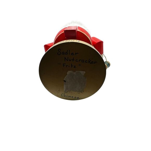 Sadler Fritz Nutcracker Christmas Holiday Decor Collectible 2004 Wooden Figure - Picture 5 of 6